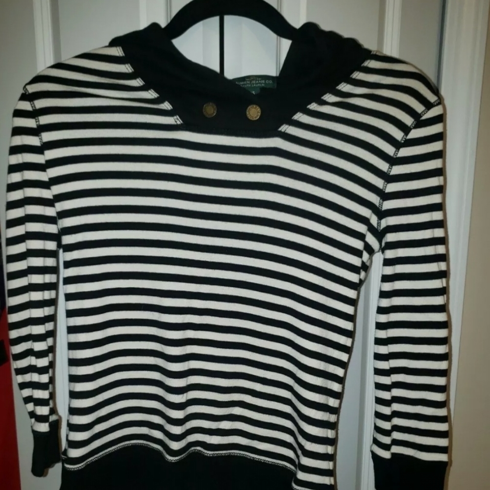   LRL Lauren Jeans Co Ralph Lauren XS hooded shirt